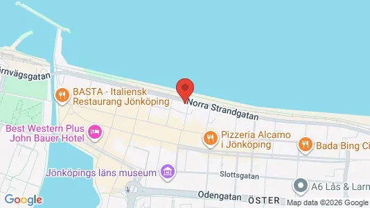Lägenheter att hyra i Jönköping - kort over placeringen