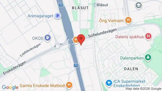 Lägenheter att hyra i Söderort - kort over placeringen