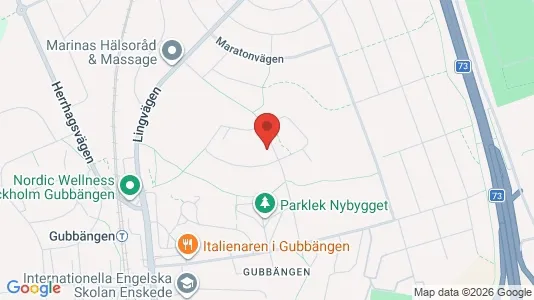 Lägenheter att hyra i Söderort - kort over placeringen