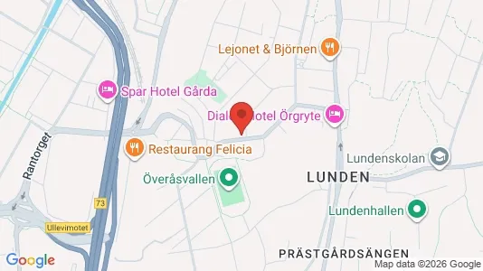 Lägenheter att hyra i Örgryte-Härlanda - kort over placeringen