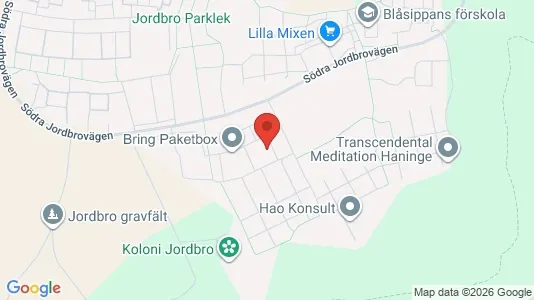 Lägenheter att hyra i Haninge - kort over placeringen