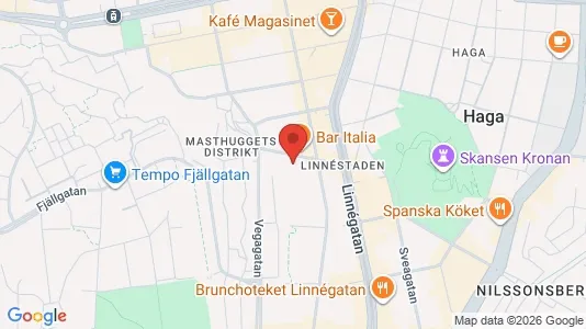 Lägenheter att hyra i Göteborg Centrum - kort over placeringen