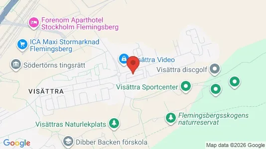 Lägenheter att hyra i Huddinge - kort over placeringen