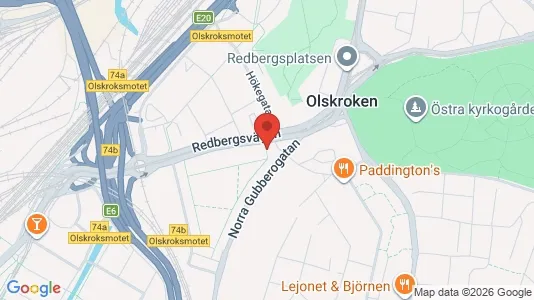 Lägenheter att hyra i Örgryte-Härlanda - kort over placeringen