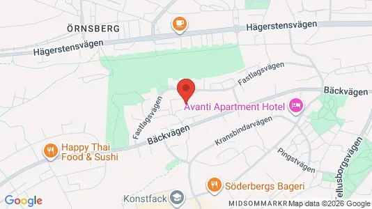 Lägenheter att hyra i Söderort - kort over placeringen