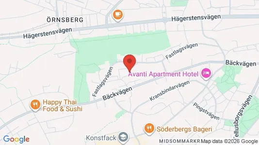 Lägenheter att hyra i Söderort - kort over placeringen