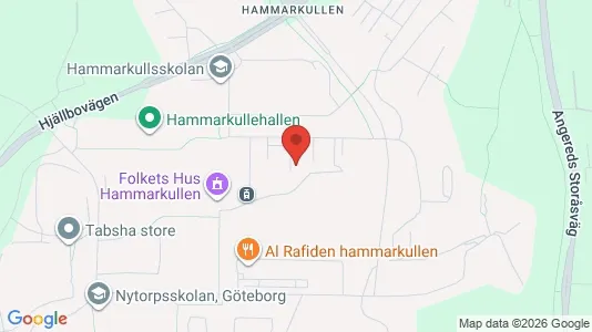 Lägenheter att hyra i Angered - kort over placeringen