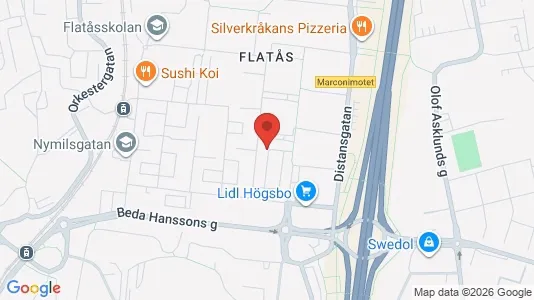 Lägenheter att hyra i Askim-Frölunda-Högsbo - kort over placeringen