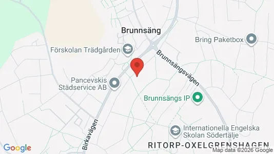 Lägenheter att hyra i Södertälje - kort over placeringen