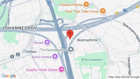 Lägenheter att hyra i Söderort - kort over placeringen
