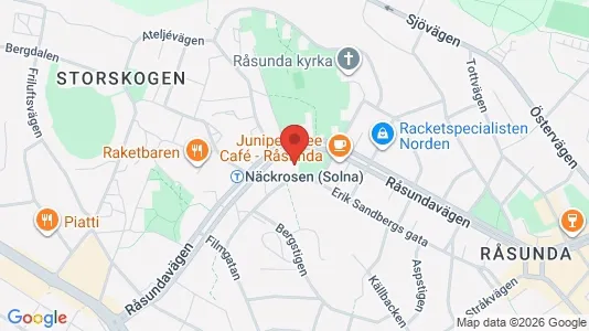 Lägenheter att hyra i Solna - kort over placeringen