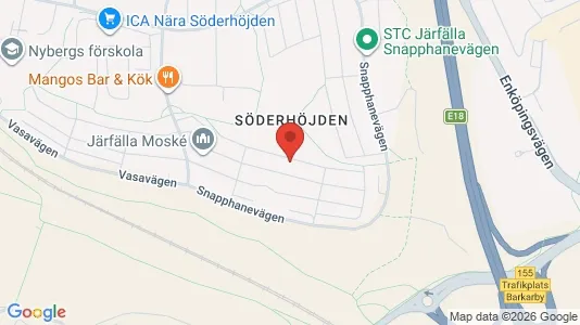 Lägenheter att hyra i Järfälla - kort over placeringen