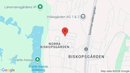 Lägenheter att hyra i Västra hisingen - kort over placeringen