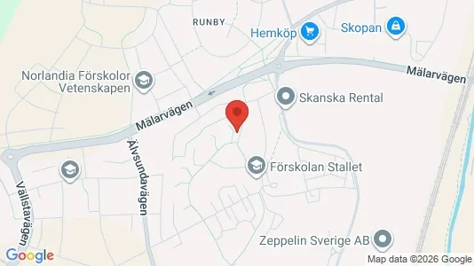 Lägenheter att hyra i Upplands Väsby - kort over placeringen