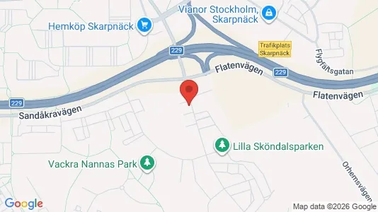 Lägenheter att hyra i Söderort - kort over placeringen
