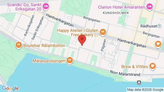 Lägenheter att hyra i Kungsholmen - kort over placeringen
