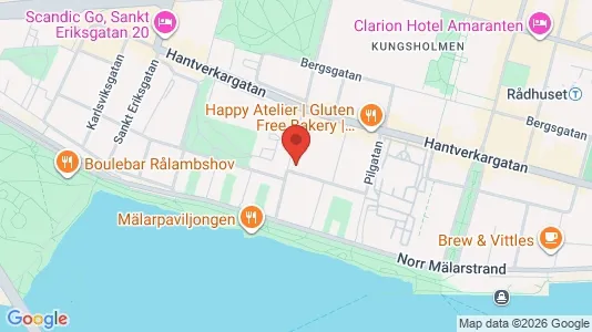 Lägenheter att hyra i Kungsholmen - kort over placeringen