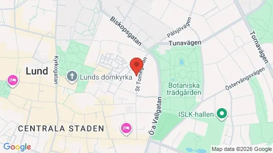 Lägenheter att hyra i Lund - kort over placeringen