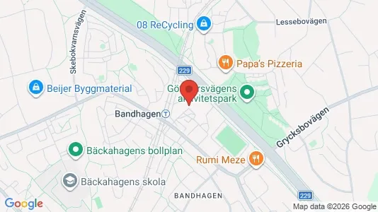 Lägenheter att hyra i Söderort - kort over placeringen