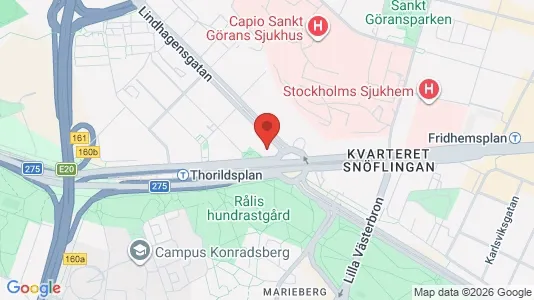 Lägenheter att hyra i Kungsholmen - kort over placeringen