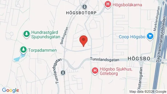 Lägenheter att hyra i Majorna-Linné - kort over placeringen