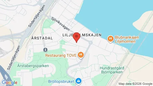 Lägenheter att hyra i Södermalm - kort over placeringen