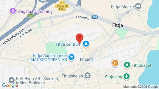 Lägenheter att hyra i Botkyrka - kort over placeringen