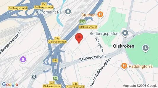 Lägenheter att hyra i Örgryte-Härlanda - kort over placeringen