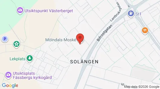 Lägenheter att hyra i Mölndal - kort over placeringen