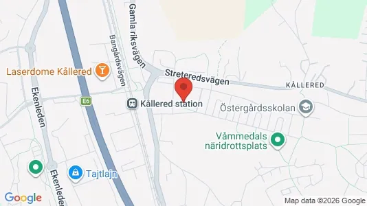 Lägenheter att hyra i Mölndal - kort over placeringen