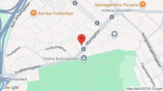 Lägenheter att hyra i Majorna-Linné - kort over placeringen