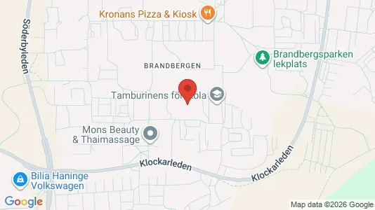 Lägenheter att hyra i Haninge - kort over placeringen