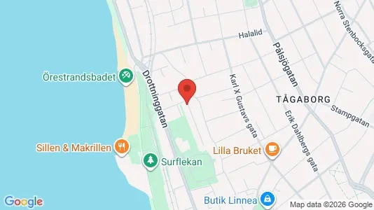 Lägenheter att hyra i Helsingborg - kort over placeringen