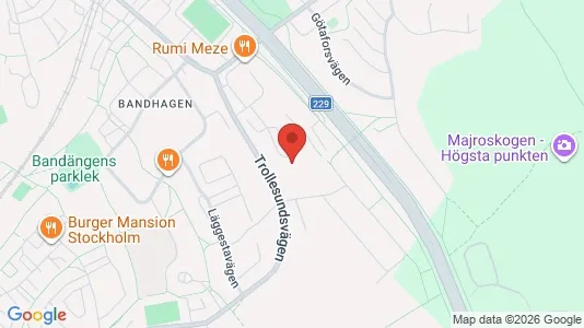 Lägenheter att hyra i Söderort - kort over placeringen