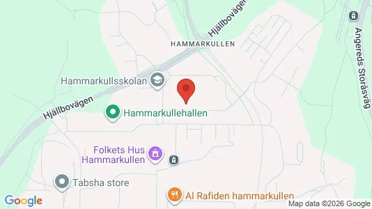 Lägenheter att hyra i Angered - kort over placeringen