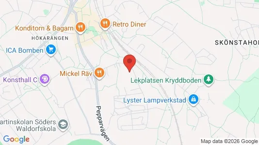 Lägenheter att hyra i Söderort - kort over placeringen