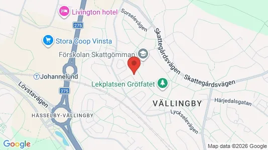 Lägenheter att hyra i Västerort - kort over placeringen