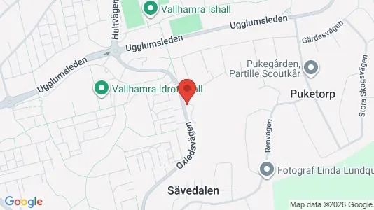 Lägenheter att hyra i Partille - kort over placeringen