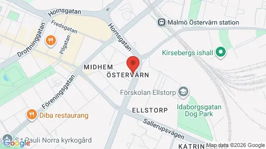 Lägenheter att hyra i Malmö Centrum - kort over placeringen