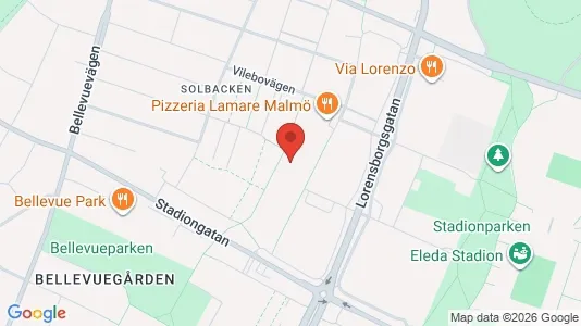 Lägenheter att hyra i Malmö Centrum - kort over placeringen