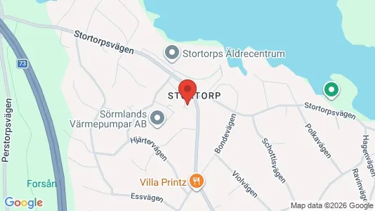 Lägenheter att hyra i Huddinge - kort over placeringen
