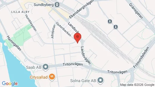 Lägenheter att hyra i Sundbyberg - kort over placeringen