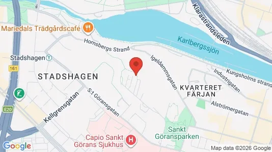 Lägenheter att hyra i Kungsholmen - kort over placeringen