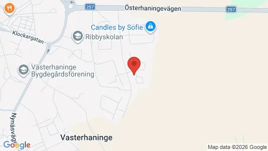 Lägenheter att hyra i Haninge - kort over placeringen
