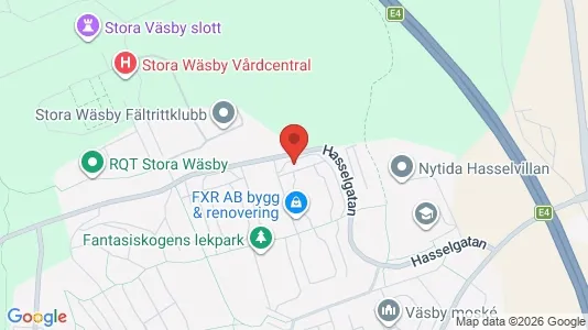 Lägenheter att hyra i Upplands Väsby - kort over placeringen