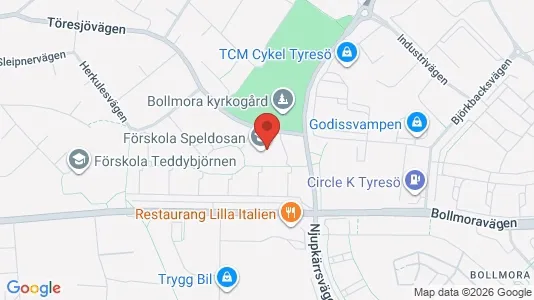 Lägenheter att hyra i Tyresö - kort over placeringen