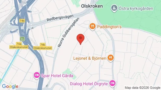 Lägenheter att hyra i Örgryte-Härlanda - kort over placeringen