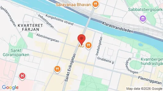 Lägenheter att hyra i Kungsholmen - kort over placeringen