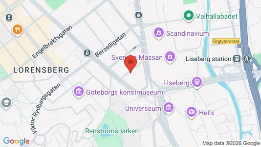 Lägenheter att hyra i Örgryte-Härlanda - kort over placeringen