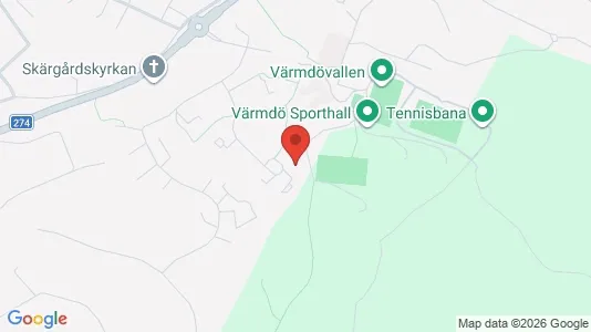 Lägenheter att hyra i Värmdö - kort over placeringen